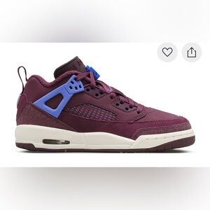 Stylish Maroon and Blue Sneakers Jordan’s